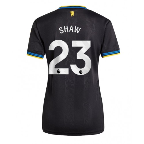 Fotbalové Dres Manchester United Luke Shaw #23 Dámské Alternativní 2025-26 Krátký Rukáv